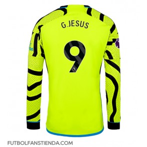 Arsenal Gabriel Jesus #9 Segunda Equipación 2023-24 Manga Larga